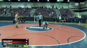 215 lbs Championship Bracket - Cole Carter, Jasper vs Dean Boxley, Alexandria HS