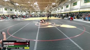 95 lbs Cons. Round 3 - Travis Gauvin, Bear Cave vs Caden Swaney, Belle Fourche Broncs