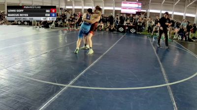 175 lbs Cons. Round 3 - Lewis Goff, California vs Marcus Reyes, Utah