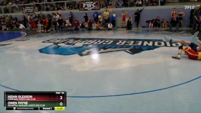 125 lbs Cons. Round 3 - Aidan Gleason, Fairbanks Wrestling Club vs Owen Payne, Soldotna Whalers Wrestling Club