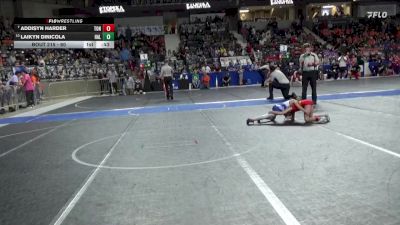 60 lbs Champ. Round 1 - Addisyn Harder, Tonganoxie vs Laikyn Dinicola, Halstead