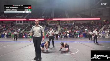 90 lbs Champ. Round 1 - Rosemary Quiroga, Turner vs Ellie Crumb, Jr Wildcats