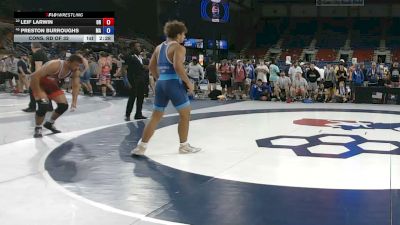 175 lbs Cons. Rd Of 32 - Leif Larwin, Oregon vs Preston Burroughs, Massachusetts