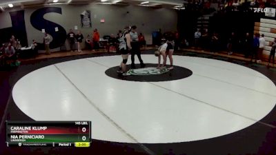 145 lbs. Champ. Round 1 - Nia Perniciaro, Lindbergh vs Caraline Klump, Farmington