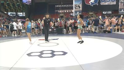 115 lbs Champ. Rd Of 128 - Olivia Hay, Wisconsin vs Gianna Cafeo, Pennsylvania