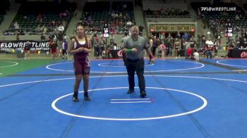 130 lbs Rr Rnd 2 - Dakota Poteet, Wagoner Takedown Club vs Victoria Evans, Jenks Trojan Wrestling Club