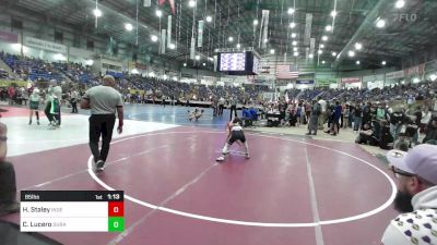 85 lbs Round Of 16 - Hudson Staley, Independent vs Cruz Lucero, Duran Elite