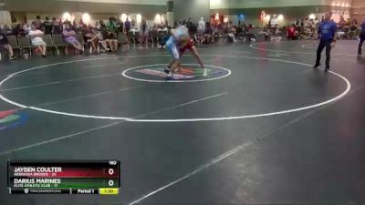 160 lbs Round 4 (16 Team) - Darius Marines, Elite Athletic Club vs Jayden Coulter, Nebraska Broskis