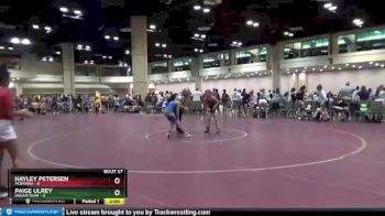 100 lbs Round 6 (10 Team) - Paige Ulrey, DREAM TEAM vs Hayley Petersen, Montana