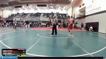 285 lbs Cons. Round 2 - Perris Green, Warren Wrestling Academy vs Joshua Dickey, Indiana