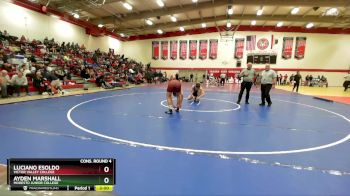 157 lbs Cons. Round 4 - Luciano Esoldo, Victor Valley College vs Ayden Marshall, Modesto Junior College