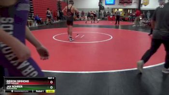 126 lbs Cons. Round 3 - Gideon Simmons, Fort Madison vs Jax Rohrer, Burlington