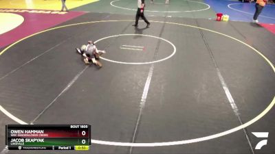 57 lbs Cons. Round 2 - Owen Hamman, WDC (Wadena/Deer Creek) vs Jacob Skapyak, Lakeville