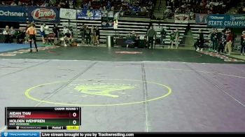 D 1 106 lbs Champ. Round 1 - Aidan Thai, Dutchtown vs Holden Wempren, East Ascension