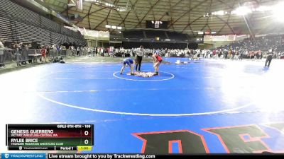 108 lbs Cons. Round 5 - Rylee Brice, Thunder Mountain Wrestling Club vs Genesis Guerrero, Victory Wrestling-Central WA