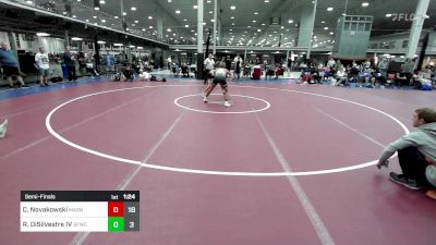 134 lbs Semifinal - Connor Novakowski, Mat Assassins Gray vs Raymond DiSilvestre IV, Sly Fox Wrestling Club Gray