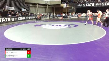 1B/2B 182 Quarterfinal - Jay Crow, Winlock vs Birch Verdino, River View