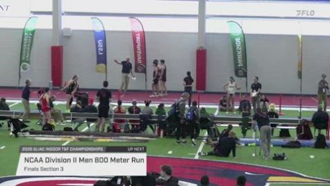 Men's 800m Ncaa Division Ii, Finals 3