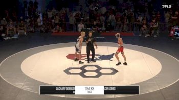 113 lbs 1st Place Match - Kacen Jones, UT vs Zachary Donalson, AR