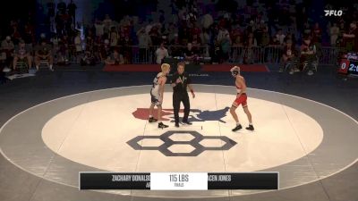 113 lbs 1st Place Match - Kacen Jones, UT vs Zachary Donalson, AR