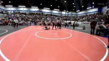 58 lbs Round Of 16 - Leland Riley, Midwest City Bombers Youth Wrestling Club vs Braylen Jones, Newcastle Youth Wrestling