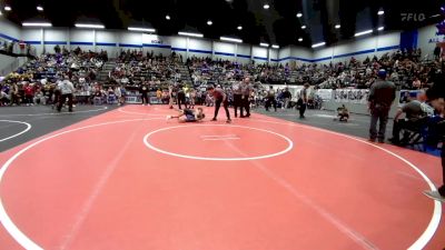 58 lbs Round Of 16 - Leland Riley, Midwest City Bombers Youth Wrestling Club vs Braylen Jones, Newcastle Youth Wrestling