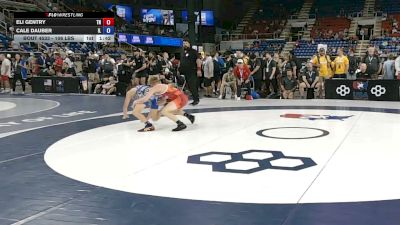 106 lbs Cons. Sub-rd Of 64 - Eli Gentry, Tennessee vs Cale Dauber, Illinois