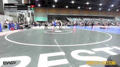 200 lbs Consi Of 16 #2 - Alex Camacho, Mustang Mat Club vs Taua Cabatbat, Buckaroo Wrestling Club
