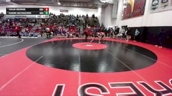 120 lbs Semifinal - Colin George, Chatfield vs Kaden McCracken, Holy Family