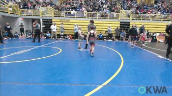 61 lbs Round Of 16 - Kannon Keith, Tuttle Wrestling vs David Vanbibber, Ponca City Wildcat Wrestling