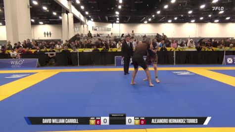 Alejandro Hernandez Torres vs David William Carroll 2025 World IBJJF Jiu-Jitsu No-Gi Championship