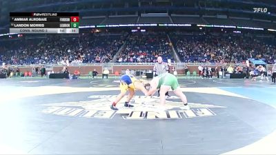 D1-285 lbs Cons. Round 2 - Landon Morris, Lake Orion HS vs Ammar Alrobaie, Fordson HS