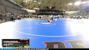 143 lbs Champ. Round 1 - Victoria Rodriguez, Thunder Mountain Wrestling Club vs Sadie Lindsay, Washington