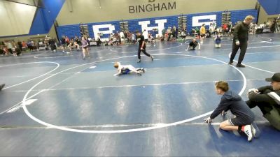 45 lbs Round 2 - Bexon Neibaur, Bonneville Wrestling Club vs Cade Cunningham, Charger Wrestling Club