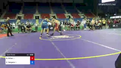 285 lbs Semifinal - Aden Attao, Idaho vs Ethan Vergara, Florida