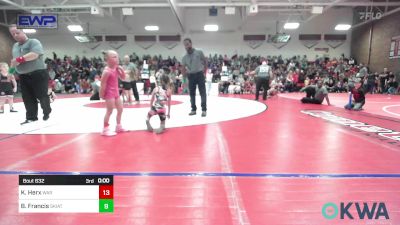 49 lbs Rr Rnd 3 - Everlee Henderson, Standfast vs Lainey Davie, Salina Wrestling Club