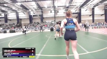 101 lbs Champ. Round 1 - Leilani Milla, Snow College vs Dilynn Albrecht, Unaffiliated