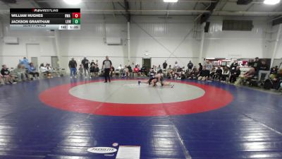 110 lbs Semifinal - William Hughes, RWA Black MS vs Jackson Grantham, Level Up Wrestling MS