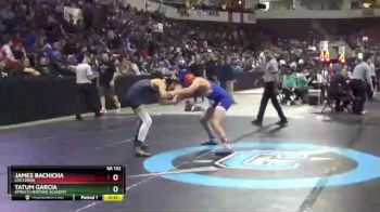 5A 132 lbs Cons. Round 1 - Tatum Garcia, Atrisco Heritage Academy vs James Bachicha, Los Lunas