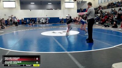 100G Quarterfinal - Juliann Giauque, Palmer High School vs Taylor Cooley, Wasilla High School