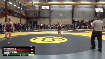 115 lbs Cons. Round 3 - Mallory Zadel, Avon Lake vs Charlie Wylie, Port Jervis