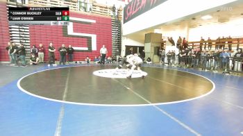 132 lbs 5th Place - Connor Buckley, Salem vs Liam O'brien, Marblehead/Swampscott