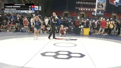 94 lbs Cons. Rd Of 32 - Colton Wiseman, Indiana vs Diego Garcia, Colorado
