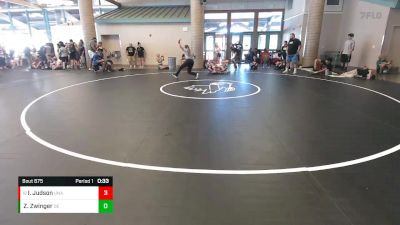 150 lbs Cons. Round 5 - Isaac Judson, Unattached vs Zachariah Zwinger, Durham Elite