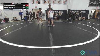 90 lbs Semifinal - Finn Stanfield, Murray County Takedown Club vs John Dennis, Marlow Outlaws