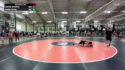 190 lbs Semifinal - Carter Johnson, Palm Academy vs Daniel Reyes, Unaffiliated