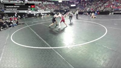 D2-285 lbs Cons. Semi - Dalton Wolf, Fennimore vs Jackson Meyer, Neillsville/Greenw./Loyal