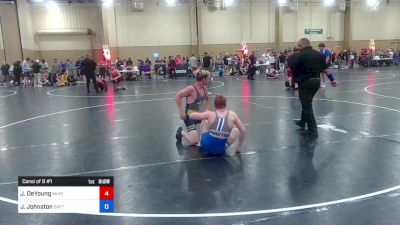 150 lbs Consi Of 8 #1 - Judge DeYoung, Merritt Island High School vs Jacob Johnston, Battle Wrestling Club