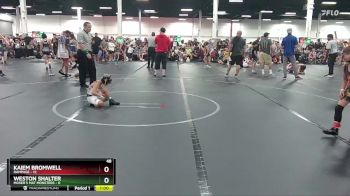 48 lbs Round 3 (4 Team) - Weston Shalter, Moser`s Mat Monsters vs Kaiem Bromwell, Rampage