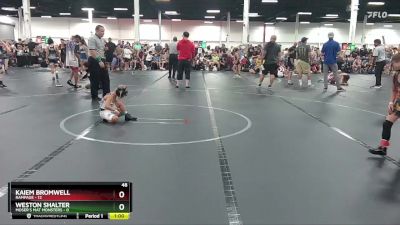 48 lbs Round 3 (4 Team) - Weston Shalter, Moser`s Mat Monsters vs Kaiem Bromwell, Rampage